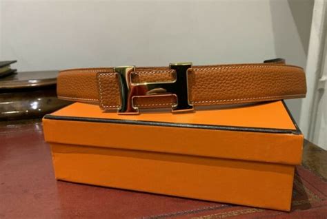 cintura hermes arancione